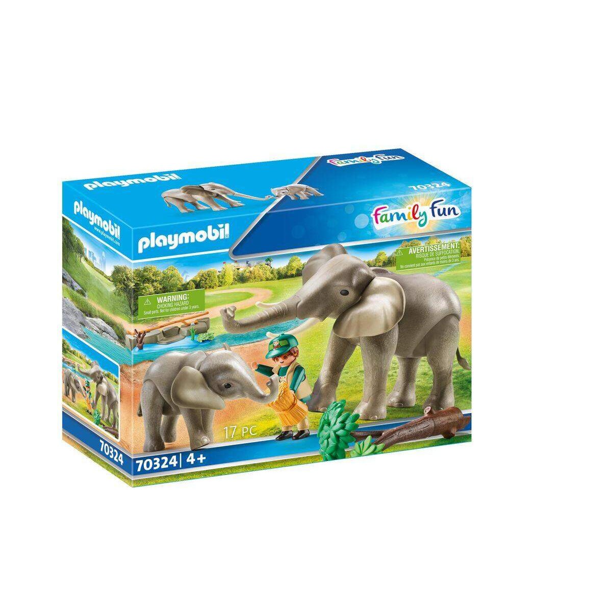 PLAYMOBIL® 70324 Family Fun Elefanten im Freigehege