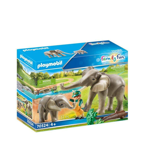 PLAYMOBIL® 70324 Family Fun Elefanten im Freigehege