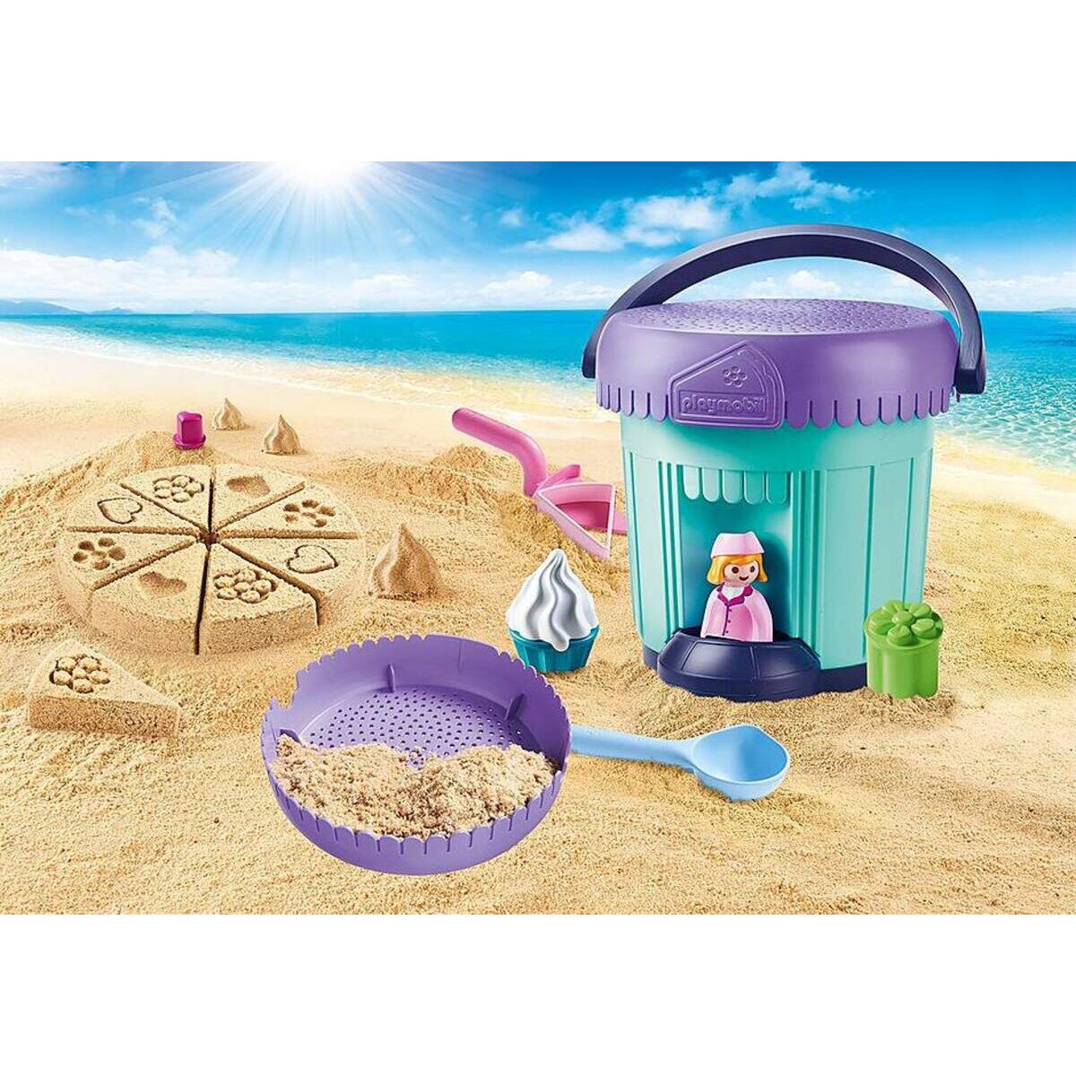 PLAYMOBIL® 70339 1.2.3 Sand Kreativset Sandbäckerei