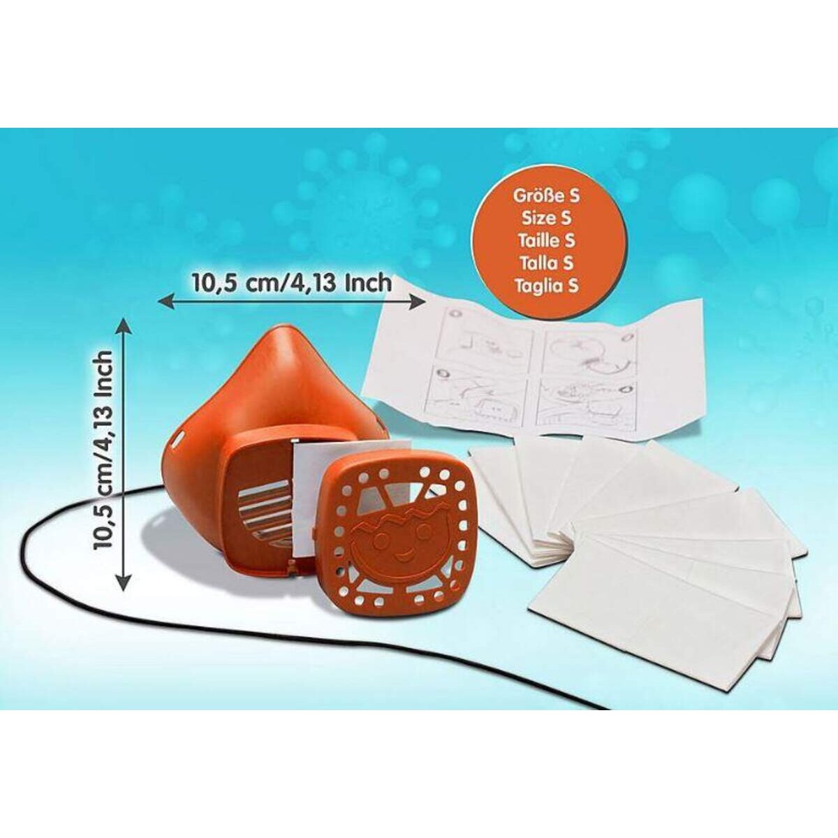 PLAYMOBIL® 70726 - Nase-Mund-Maske Größe s - orange