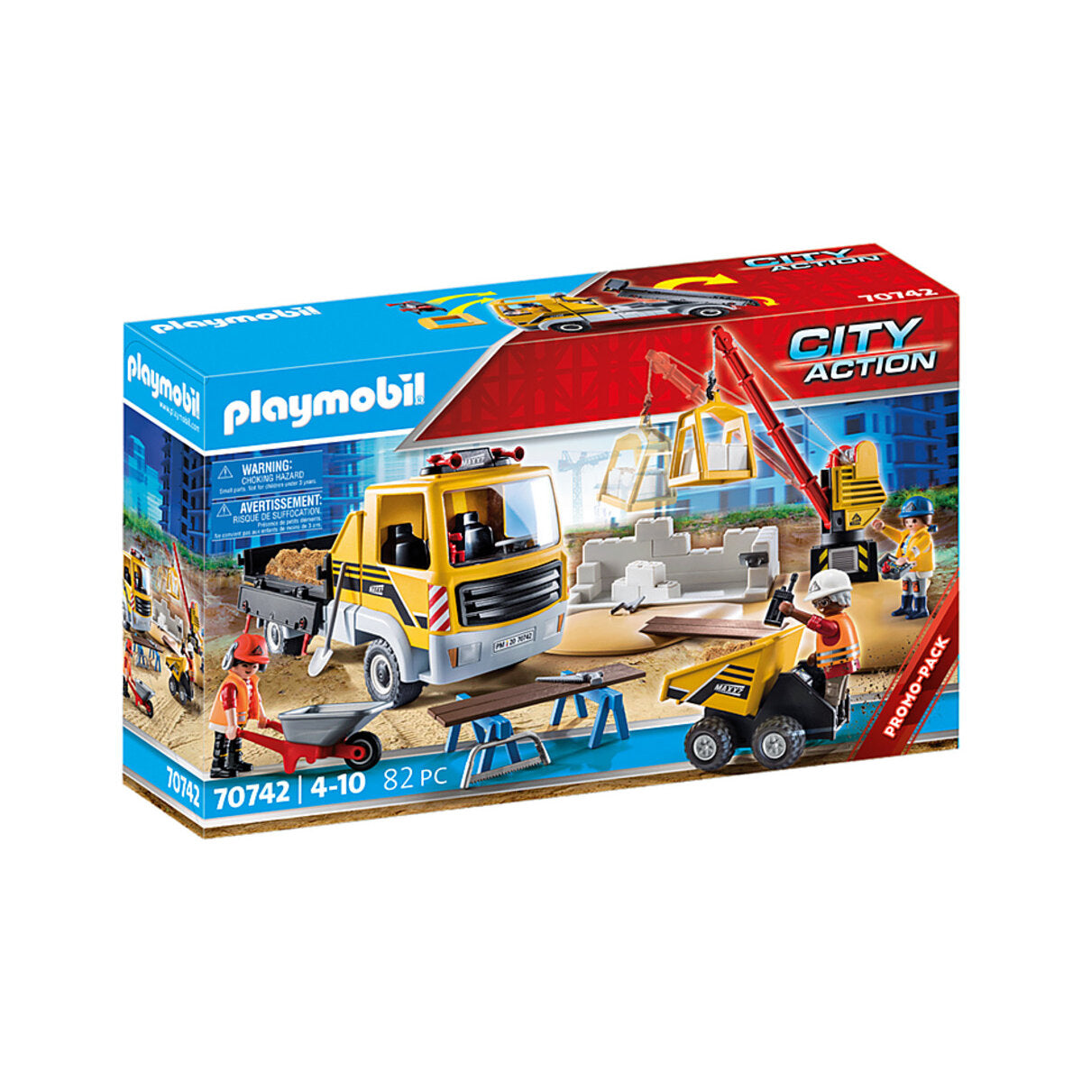PLAYMOBIL® 70742 City Action  Baustelle mit Kipplaster