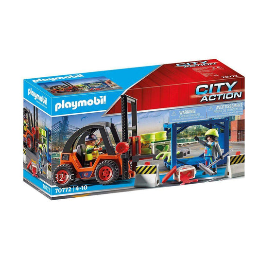 PLAYMOBIL® 70772 City Action Gabelstapler mit Fracht