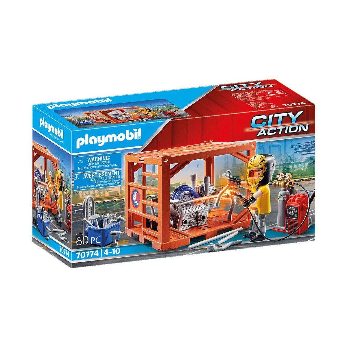 PLAYMOBIL® 70774 City Action Containerfertigung