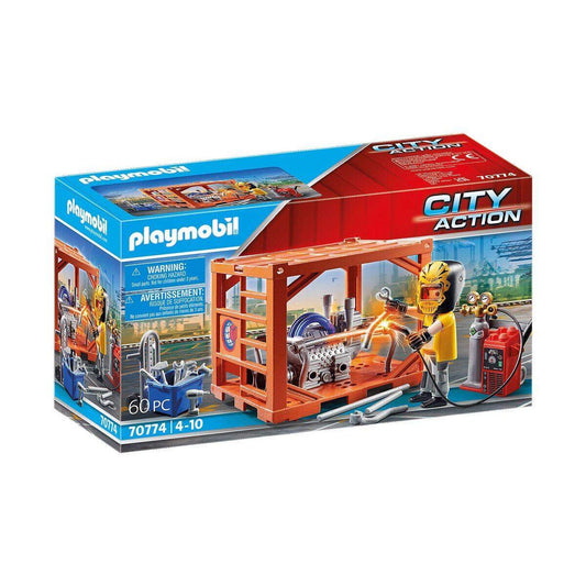 PLAYMOBIL® 70774 City Action Containerfertigung