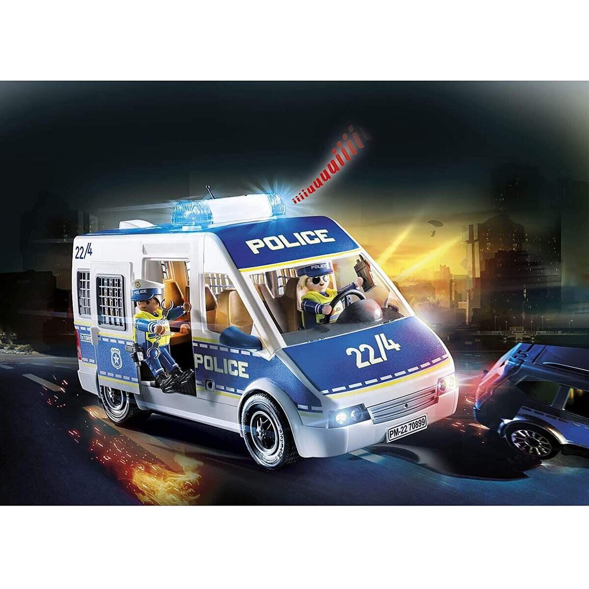 PLAYMOBIL® 70899 City Action - Polizei-Mannschaftswagen mit Licht und Sound