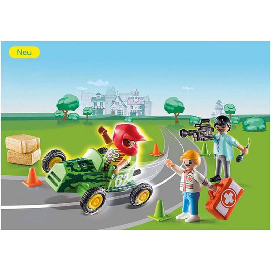 PLAYMOBIL® 70919 DUCK ON CALL - Notarzt Action. Hilf dem Rennfahrer!