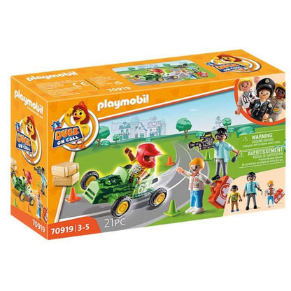 PLAYMOBIL® 70919 DUCK ON CALL - Notarzt Action. Hilf dem Rennfahrer!
