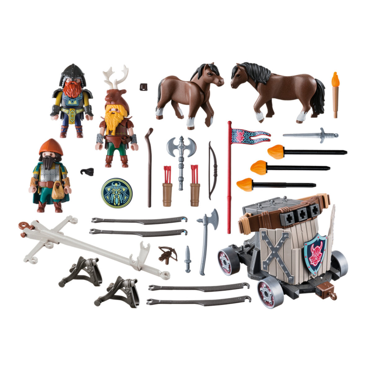 PLAYMOBIL® 9341 Ponygespann mit Zwergenballiste