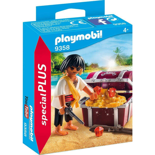 PLAYMOBIL® 9358 Pirat mit Schatzkiste