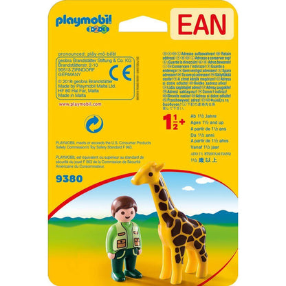 PLAYMOBIL® 9380 Tierpfleger mit Giraffe
