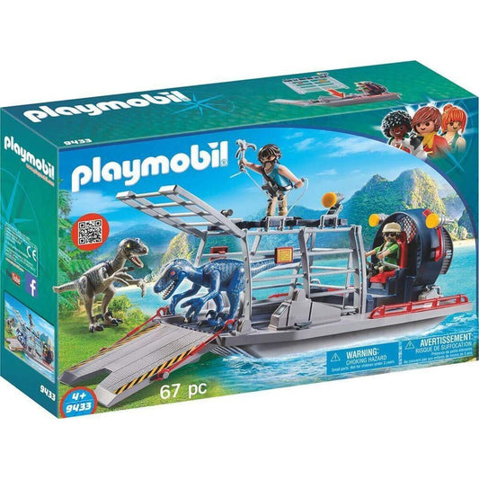 PLAYMOBIL® 9433 Propellerboot mit Dinokäfig