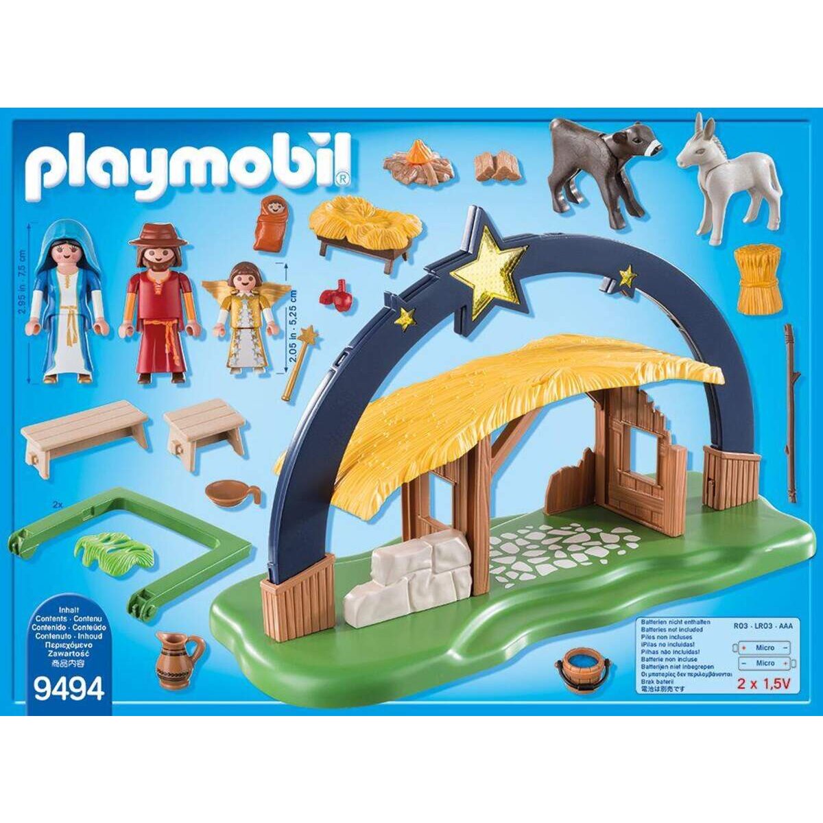 PLAYMOBIL 9494 Lichterbogen Weihnachtskrippe Neuheit