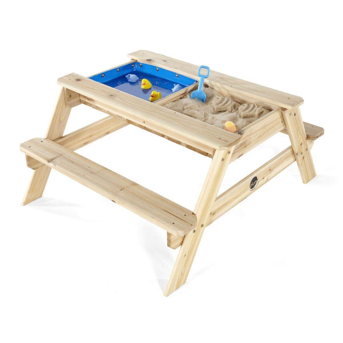 Authentic Sports Plum® Sandkasten mit Wasserbecken und Picknicktisch