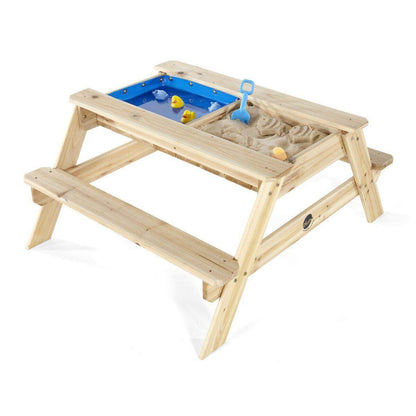 Authentic Sports Plum® Sandkasten mit Wasserbecken und Picknicktisch
