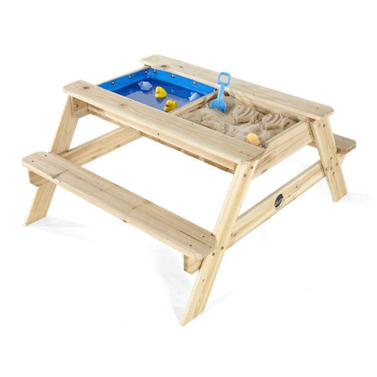 Authentic Sports Plum® Sandkasten mit Wasserbecken und Picknicktisch