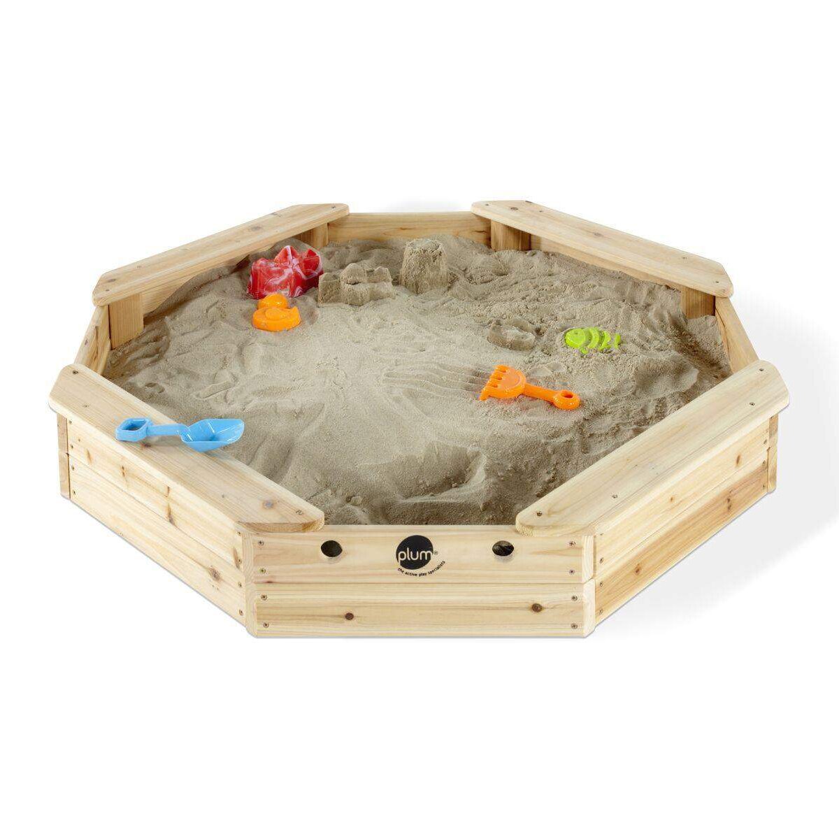 Authentic Sports Plum® Sandkasten, Schatzinsel mit Schutzabdeckung