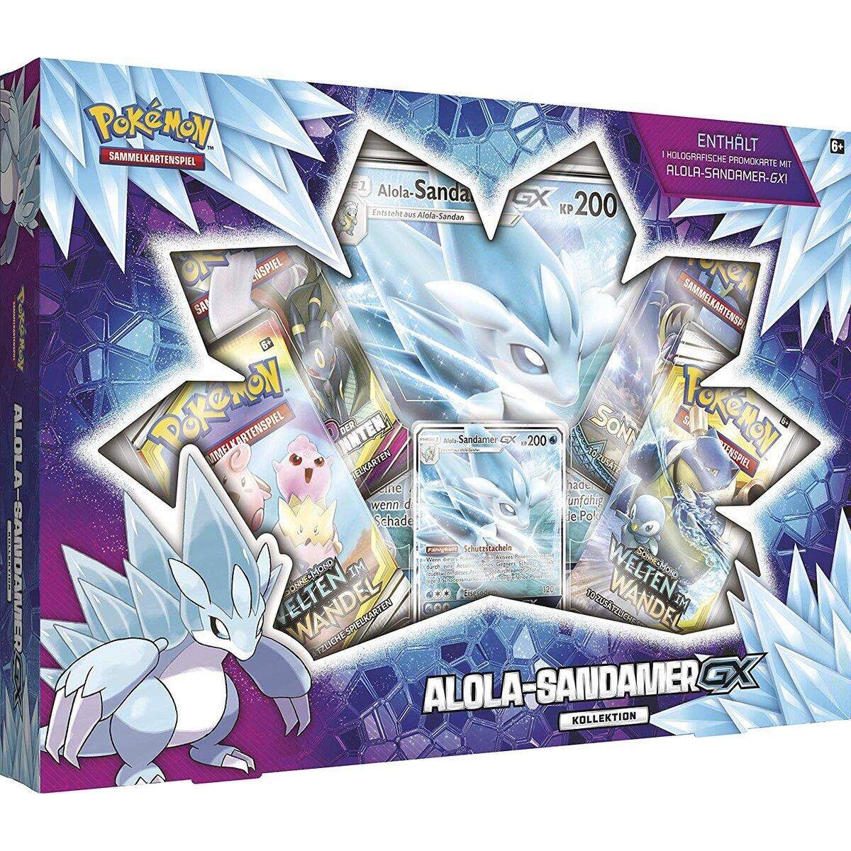 Pokemon Alola Sandamer GX Box Deutsch