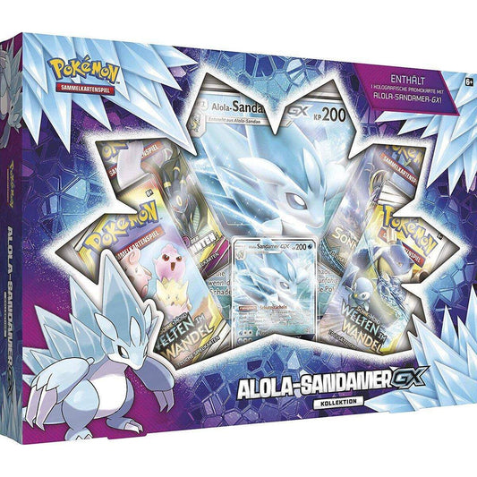Pokemon Alola Sandamer GX Box Deutsch