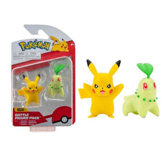 Pokemon Battle Figure Pack - Endivie & Pikachu