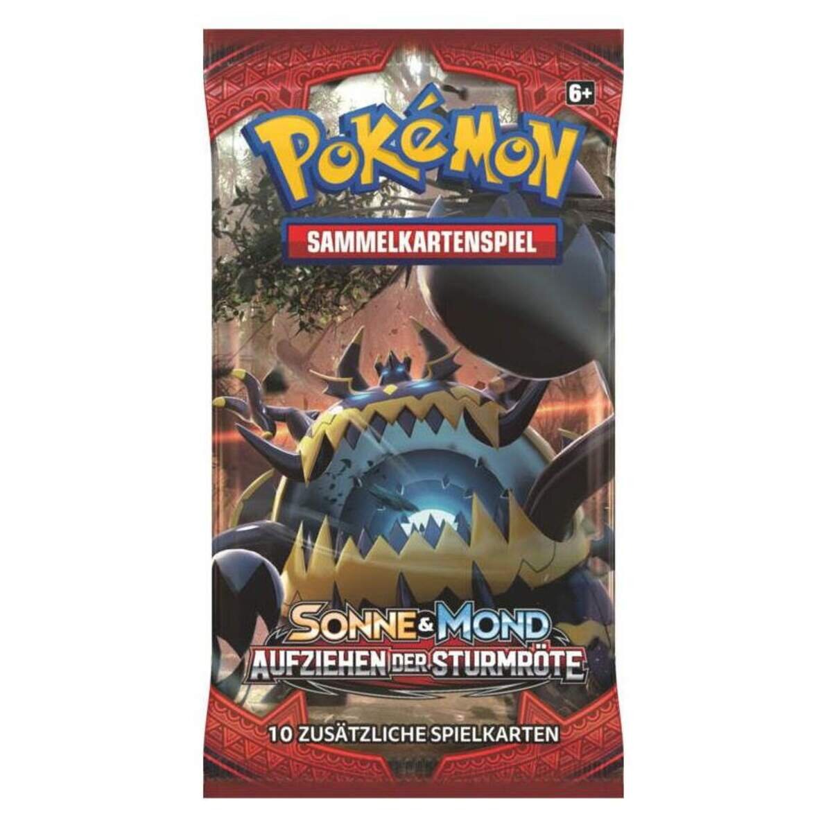 Pokemon Boosterpack mit 10 Karten, sortiert