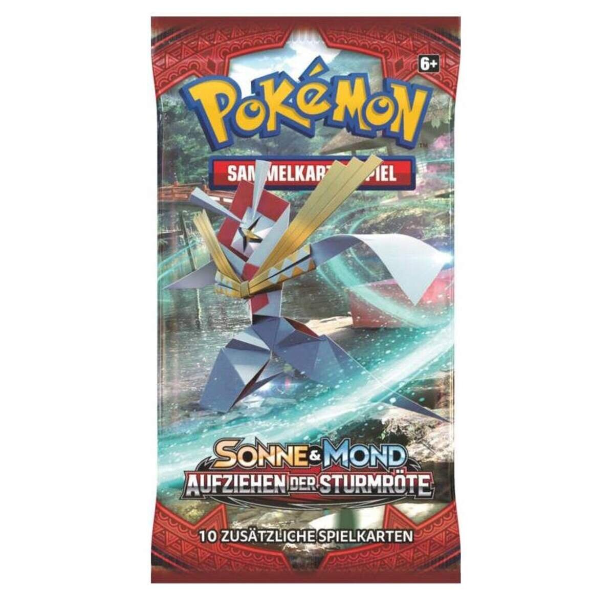 Pokemon Boosterpack mit 10 Karten, sortiert