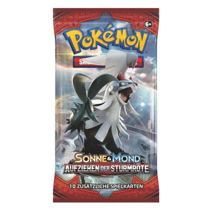 Pokemon Boosterpack mit 10 Karten, sortiert
