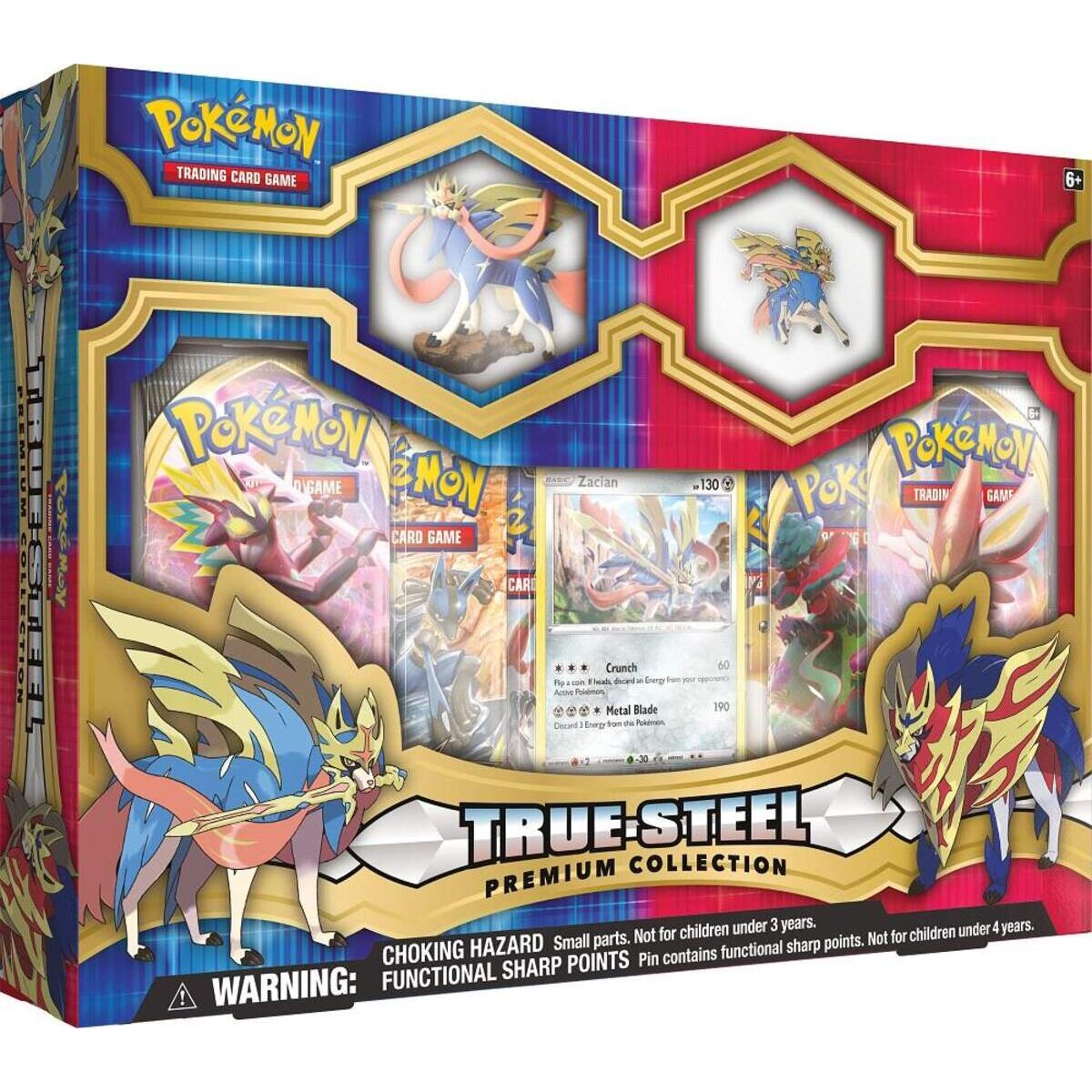Pokemon Echter Stahl Premium Kollektion, 1 Stück, 2-fach sortiert