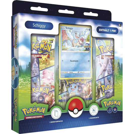 Pokemon GO Pin Box, 1 Stück, 3-fach sortiert
