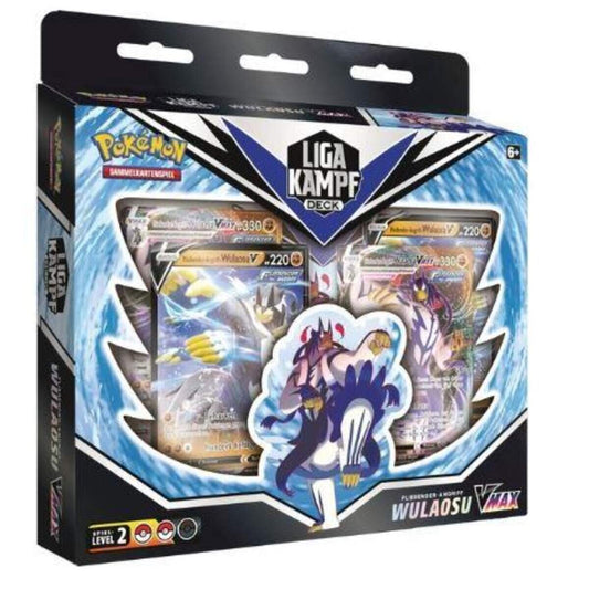 Pokemon Liga-Kampfdecks Fließender- oder Fokussierter Angriff-Wulaosu-VMAX, 1 Packung, 2-fach sortiert