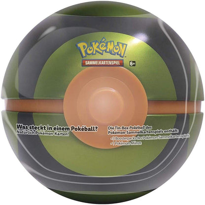 Pokemon Pokeball Tin 2020, 1 Stück, 2-fach sortiert