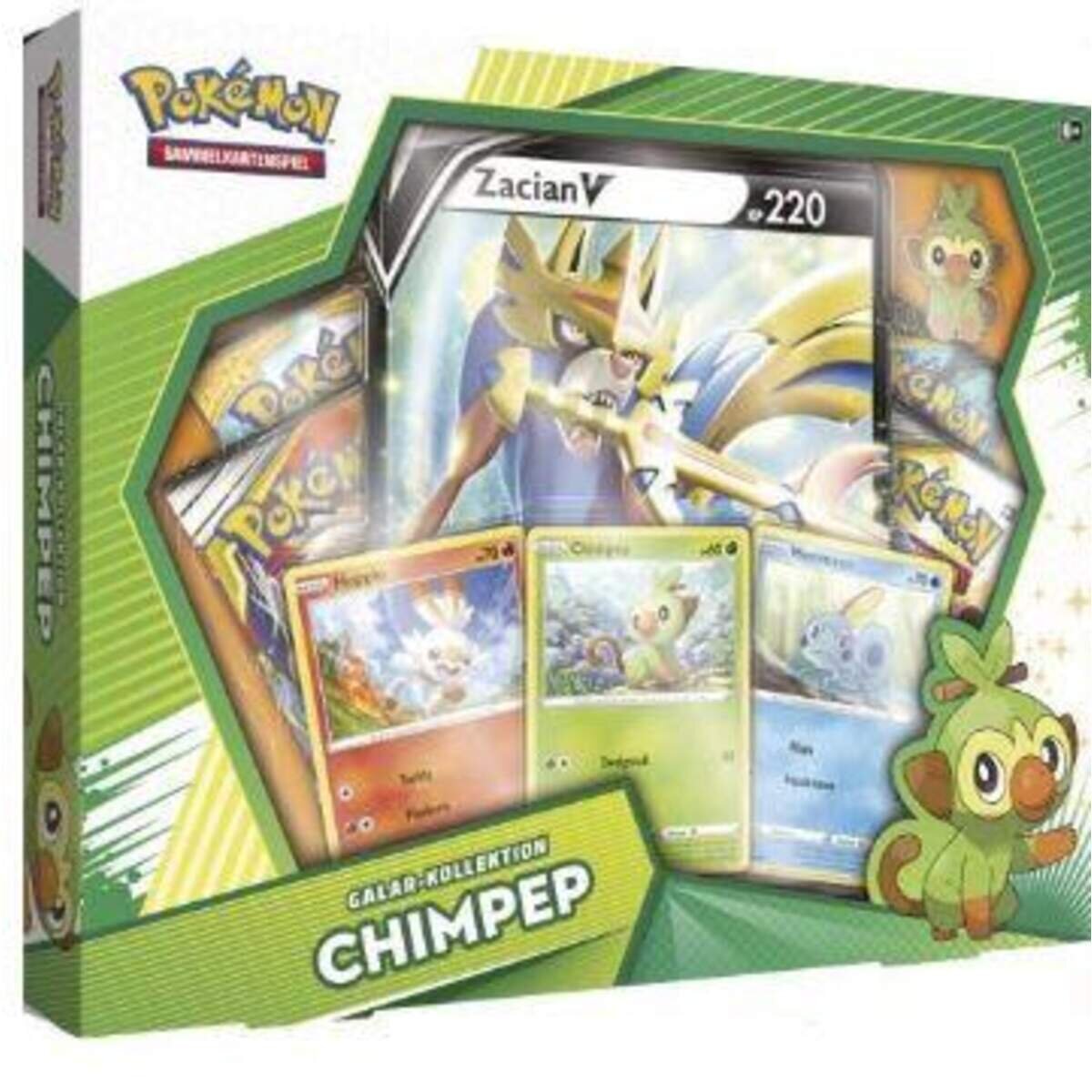 Pokemon Sammelkarten Galar Kollektion, 1 Stück, 3-fach sortiert