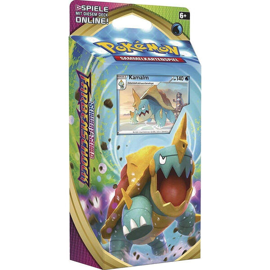 Pokemon Schwert & Schild Themendeck Glurak ODER Kamalm, 1 Stück, sortiert