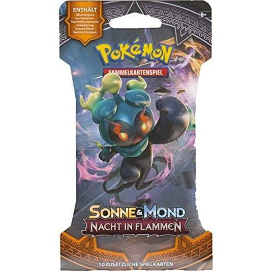 Pokemon Sonne & Mond - Nacht in Flammen Booster, 1 Stück