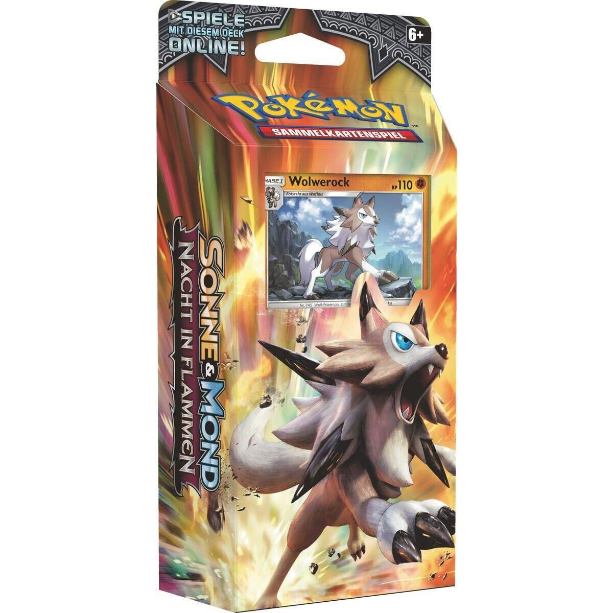 Pokemon Sonne & Mond 03 Nacht in Flammen Themendeck, sortiert
