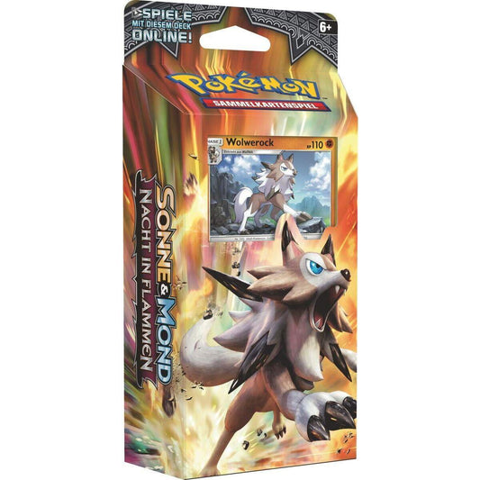 Pokemon Sonne & Mond 03 Nacht in Flammen Themendeck, sortiert