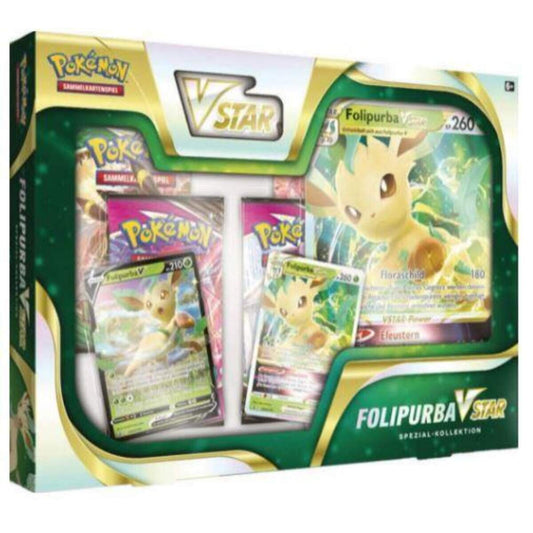 Pokemon Spezial-Kollektionen Folipurba-VSTAR oder Glaziola-VSTAR, 1 Packung, 2-fach sortiert