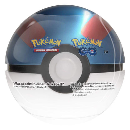 Pokemon Tin-Box Pokemon GO Pokéball, 1 Stück, 3-fach sortiert