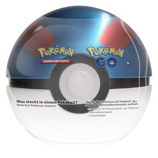 Pokemon Tin-Box Pokemon GO Pokéball, 1 Stück, 3-fach sortiert
