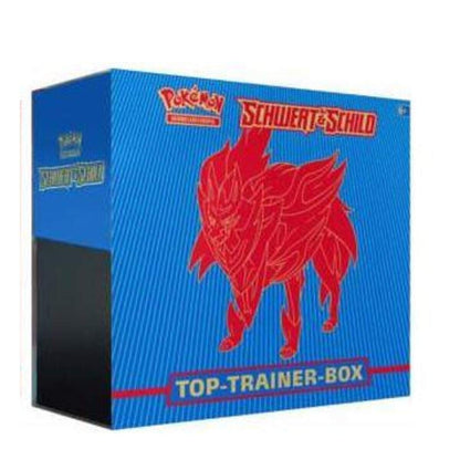 Pokemon Top Trainer Box Schwert und Schild 01, sortiert