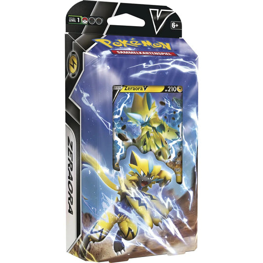 Pokemon V-Kampfdeck Deoxys-V oder Zeraora-V, 1 Stück, 2-fach sortiert