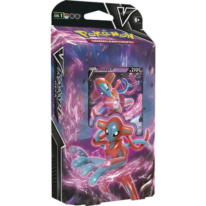 Pokemon V-Kampfdeck Deoxys-V oder Zeraora-V, 1 Stück, 2-fach sortiert