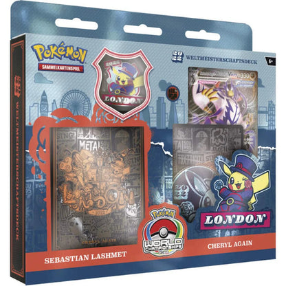 Pokemon Weltmeisterschaftsdeck, 1 Stück, 4-fach sortiert