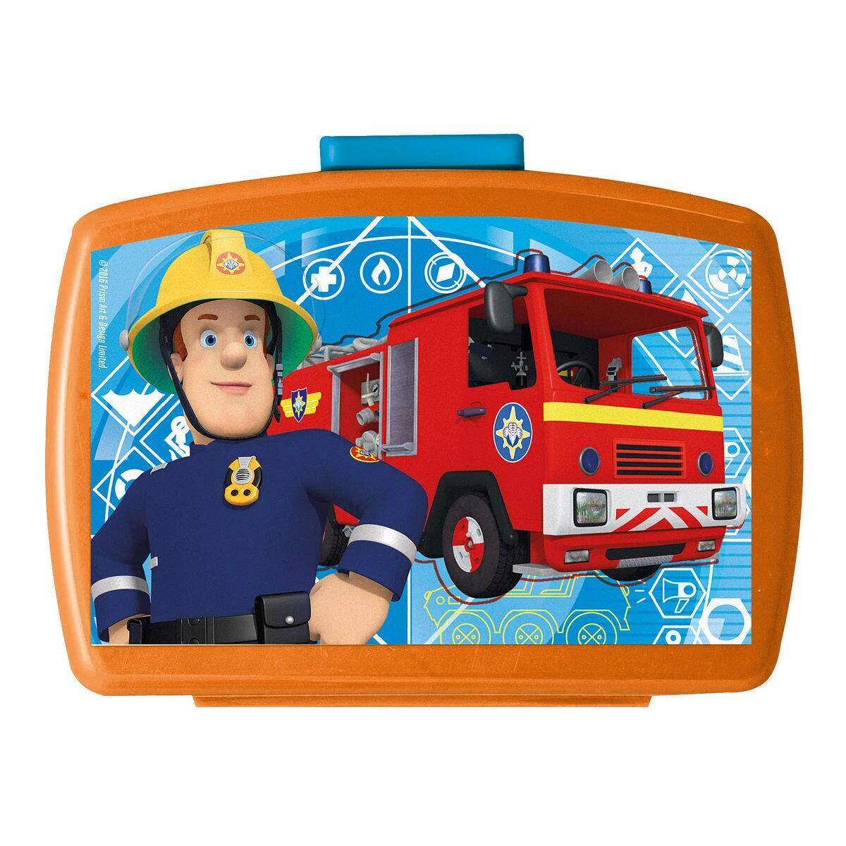 p:os Brotdose Premium mit Einsatz, Feuerwehrmann Sam