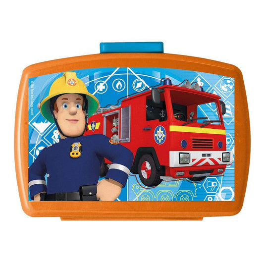 p:os Brotdose Premium mit Einsatz, Feuerwehrmann Sam