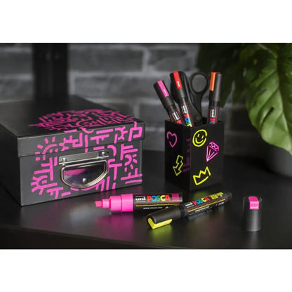 Posca Marker UNI POSCA PC-5M neon-rot