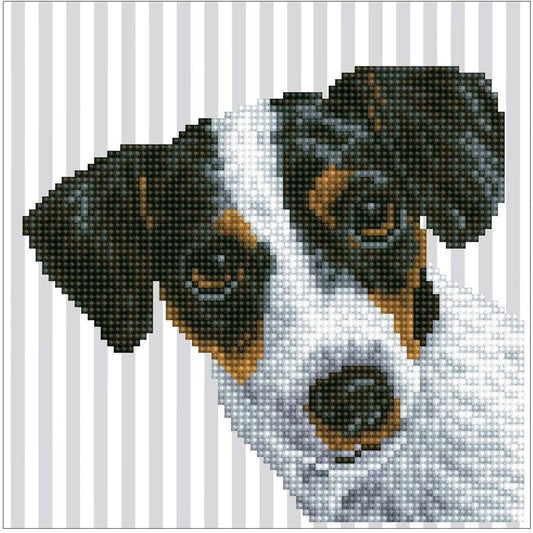 Pracht Diamond Dotz Hund, ca. 23 x 23 cm groß