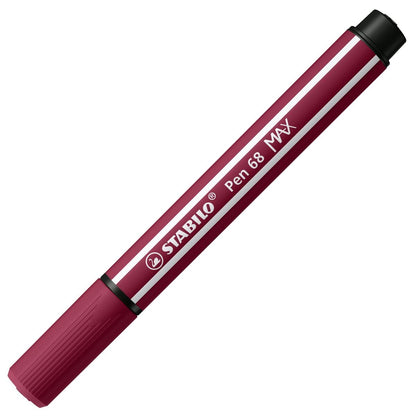 Premium-Filzstift mit dicker Keilspitze - STABILO Pen 68 MAX - Einzelstift - purpur
