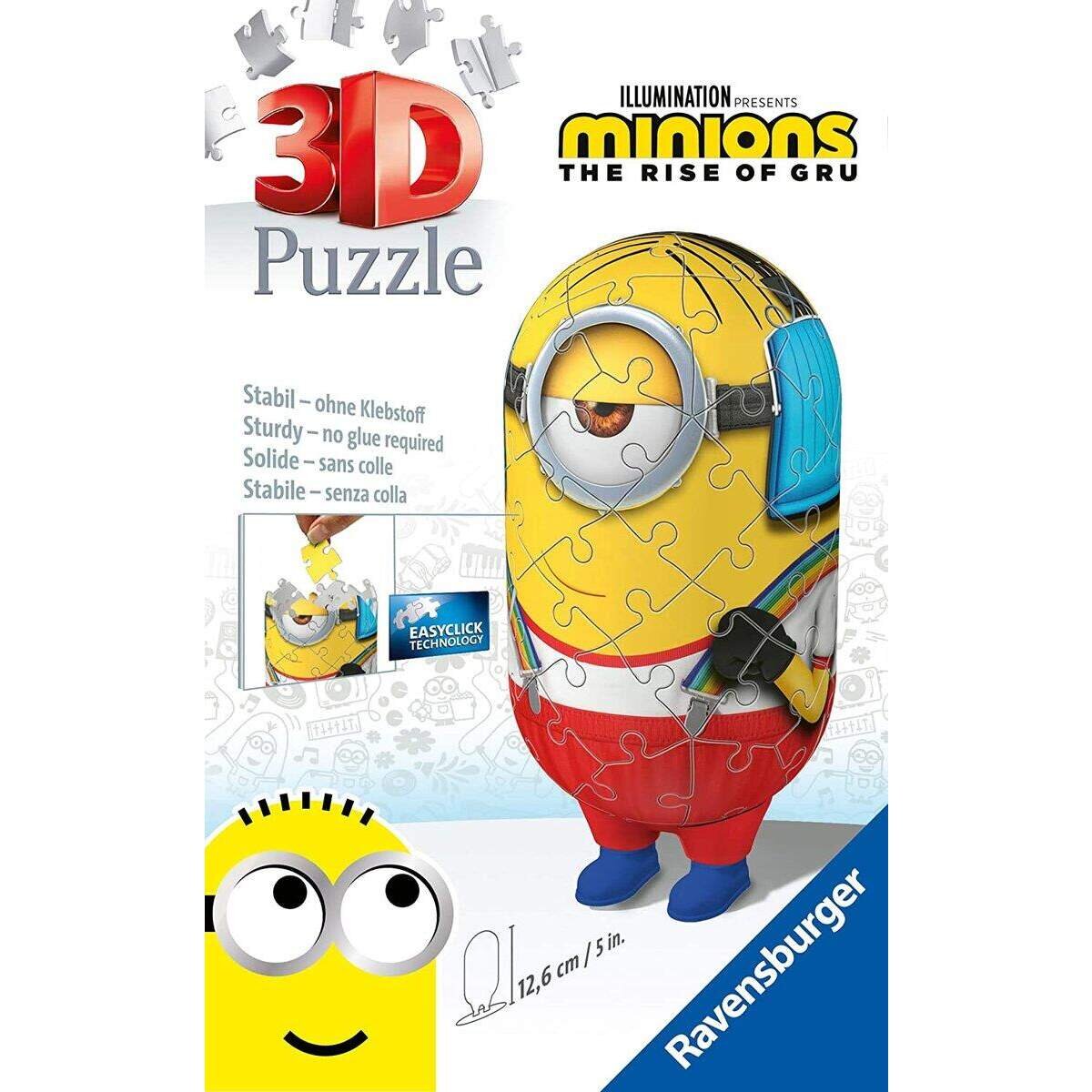 Ravensburger 3D Puzzle - Minion Roller Skater, 54 Teile