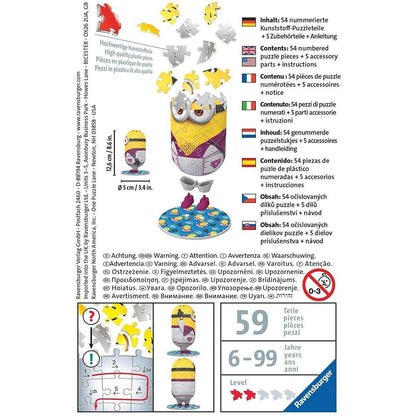 Ravensburger 3D Puzzle - Minion Disco, 54 Teile