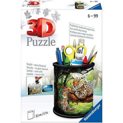 Ravensburger 3D Puzzle - Utensilo Raubkatzen, 54 Teile